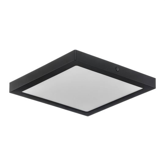 Paulmann Abia LED-panel kantig, matt svart
