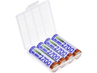 Panasonic HR-3U + box Genopladeligt AA-batteri NiMH 2700 mAh 1.2 V 4 stk
