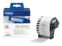 Brother DK-22223 - Papper - svart på vitt - Rulle (5 cm x 30,5 m) 1 rulle (rullar) löpande etiketter - för Brother QL-1050, 1060, 500, 550, 560, 570, 580, 600, 650, 700, 710, 820