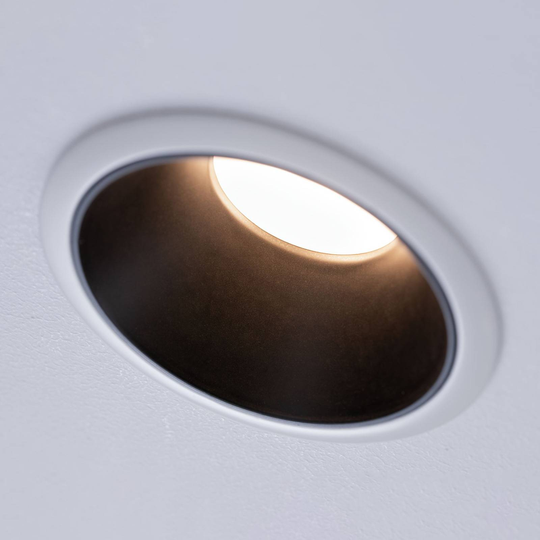 Paulmann Cole LED-spotlight, svart-vit