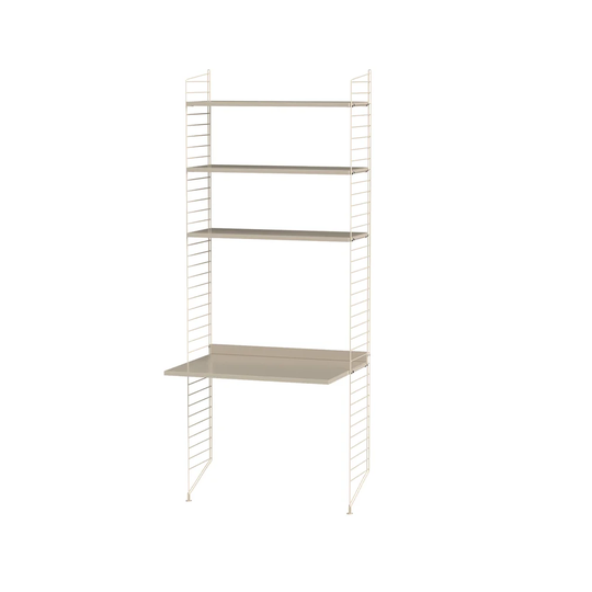 String Stringhylla kontor beige - Kombination A