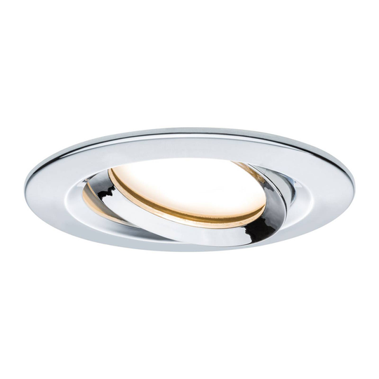 Paulmann Nova Plus LED-spot rund krom