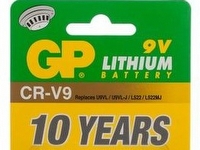 GP Batteries Lithium CR-9V, Single-use battery, 9V, Litium, 9 V, 1 styck, Svart