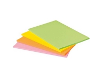 Post-it® Super Sticky Meeting Notes, neonfarver, 152 mm x 203 mm, pakke a 4 stk.