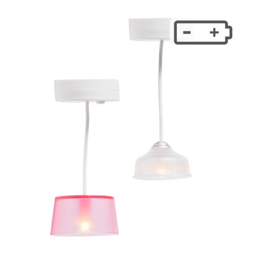 2 Taklampor Batteri Lundby
