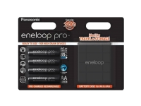 Panasonic eneloop pro BK-3HCDEC4BE - Batteri 4 x AA-typ - NiMH - (uppladdningsbara) - 2500 mAh