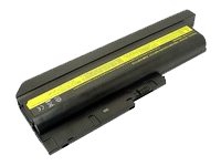 CoreParts - Batteri för bärbar dator (likvärdigt med: IBM 92P1140) - litiumjon - 9-cells - 7800 mAh - svart - för ThinkPad R500 SL300 SL400 SL500 T500 W500