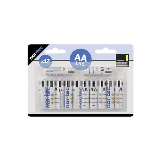 Nor-Tec AA-Batteri 12-pack