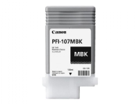 Canon PFI-107 MBK - 130 ml - mattsvart - original - bläcktank - för imagePROGRAF iPF670, iPF680, iPF685, iPF770, iPF780, iPF785