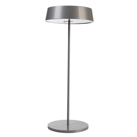 LED-bordslampa Miram med batteri, dimbar, grå