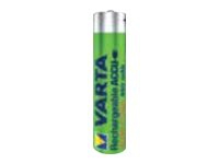 Varta Rechargable Accu - Batteri 4 x AAA - NiMH - (uppladdningsbara) - 800 mAh