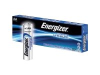 Batterier Energizer Ultimate Lithium AA, 1,5V, pakke a 10 stk.