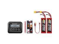 VOLTCRAFT Modelbyg-oplader 6 A LiFePO , LiHV, LiHV, NiMH, NiCd USB-ladeudgang, Inkl. 2x LiPo-batterier, temperaturovervågning