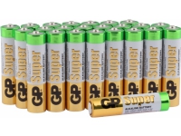 Batteri 1x24 GP Super Alkaline Micro AAA LR 03 PET Box 03024AB24