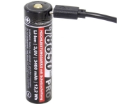 kraftmax Pro USB Special-batteri 18650 Litium 3.6 V 3350 mAh