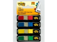 Post-it® Index små flag, 4 assorterede farver, 4 blokke a 35 ark