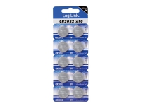 LogiLink Ultra Power - Batteri 10 x CR2032 - Li/MnO2