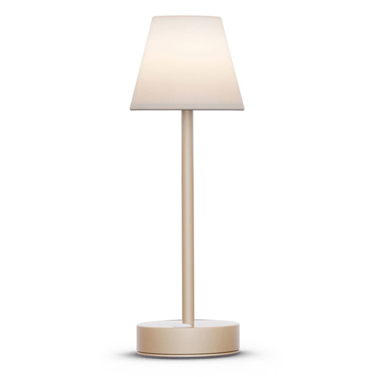Newgarden Lola Slim LED-bordslampa batteri mässing