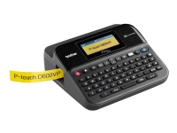 Brother P-Touch PT-D600VP - Etikettskrivare - svartvit - termisk överföring - Rulle (2,4 cm) - 180 x 360 dpi - upp till 30 mm/sek - cutter - sjuradig utskrift