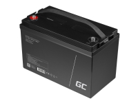Green Cell - UPS-batteri - 1 x batteri - Förseglat med blysyra (SLA) - 100 Ah - svart