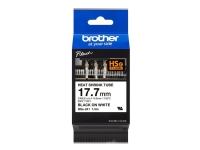 Brother HSe-241 - Svart på vitt - Rulle (1,8 cm x 1,5 m) 1 rulle (rullar) rör - för P-Touch PT-D600, D800, E500, E550, E800, H101, P750, P900, P950 P-Touch EDGE PT-P750