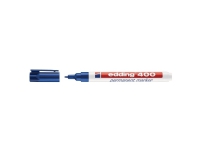 Permanent marker Edding 400, rund, 1 mm, blå