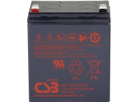 CSB Battery HR 1227W high-rate HR1227WF2 Blybatteri 12 V 6.2 Ah Blyfleece (B x H x T) 90 x 106 x 70 mm Fladstik 6,35 mm, Fladstik 4,8 mm Vedligeholdelsesfri,