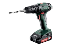 Metabo SB 18 - Slagborr - sladdlös - 2 hastigheter - nyckellös chuck 10 mm - 48 N·m - 2 batterier - 18 V