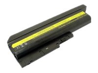 CoreParts - Batteri för bärbar dator (likvärdigt med: IBM 92P1142) litiumjon 9-cells 7800 mAh - svart - för Lenovo ThinkPad W500, R500, R60, R60e, R61, R61e, R61i, SL500, T500, T60p, T61, T61p, T61u