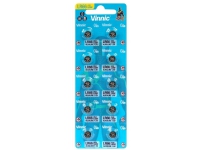 Vinnic mini knap alkaline batteri G4 / AG4 / L626 / SR626 / 377 / LR66 / LR626 blister med 10 stk.