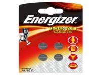 Knapcelle batterier Energizer Alkaline LR44, pakke a 4 stk.
