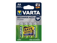 Varta - Batteri 4 x AA / HR6 - NiMH - (uppladdningsbara) - 2100 mAh