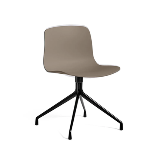 HAY About a Chair 10 kontorsstol khaki, svart stativ
