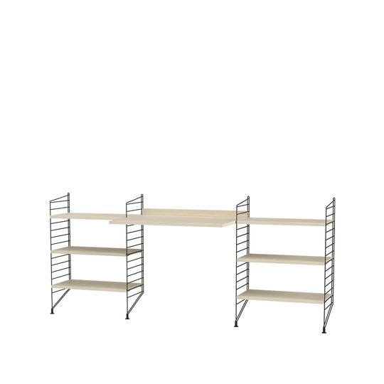 String Stringhylla kontor ask & svart - Kombination D