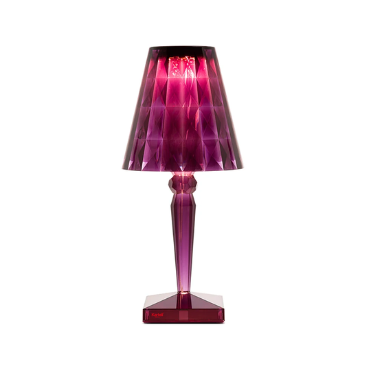 Kartell Big Battery bordslampa plum