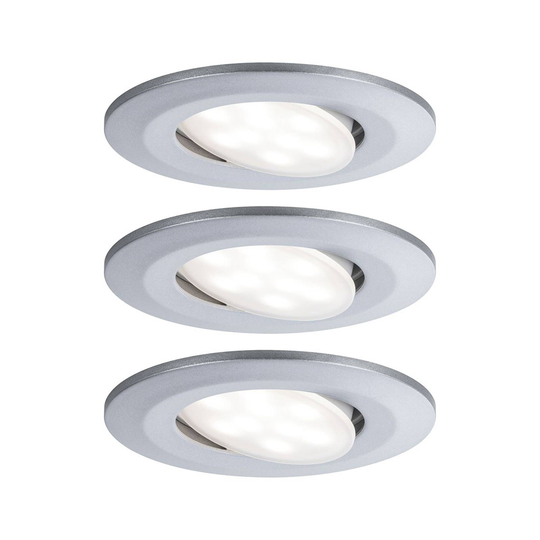 Paulmann LED-spot Calla dimbar 3-pack krom