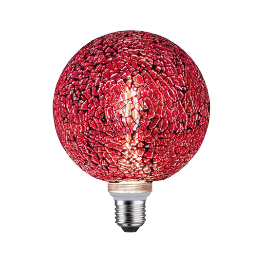 Paulmann E27 LED-Globe 5W Miracle Mosaic röd