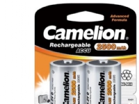 Camelion 17025220, Laddningsbart batteri, Nickel-metallhydrid (NiMH), 1,2 V, 2 styck, 2500 mAh, Multifärg