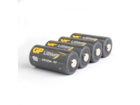 GP Batteries 070CR123AEC4, CR123A, Litium, 3 V, 4 styck, 1400 mAh, 10 År