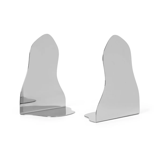 ferm LIVING Pond bokstöd set om 2 Mirror polish