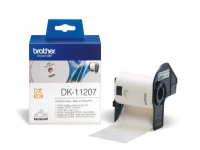 Brother DK-11207 - Svart på vitt - 100) CD/DVD-etiketter - för Brother QL-1050, 1060, 500, 550, 560, 570, 580, 600, 650, 700, 710, 720, 820