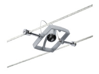 Paulmann PAULMANN Lavspændings-wiresystem-lampe Universel GU5.3 10 W LED (RGB) Krom (mat)