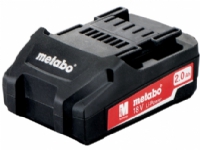 Metabo 625596000, Batteri, Litium, 2 Ah, 18 V, Svart