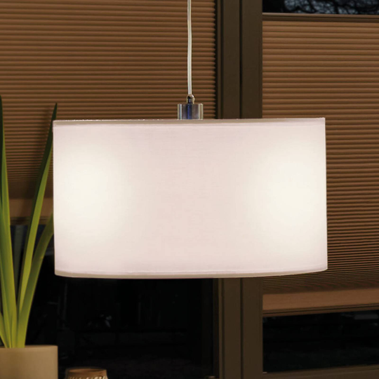 Paulmann textilskärm Tessa Ø 45,4 cm creme
