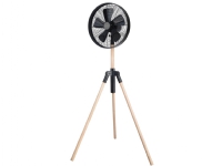 Activejet Selected WTS-135C, Bladfläkt för hushållsbruk, Svart, Trä, Golv, Metall, Plast, Gummiträ, 59 dB, 80°