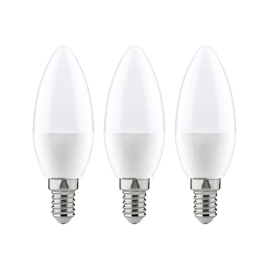 Paulmann LED-kronljuslampa E14 4 W 2 700 K, 3-pack